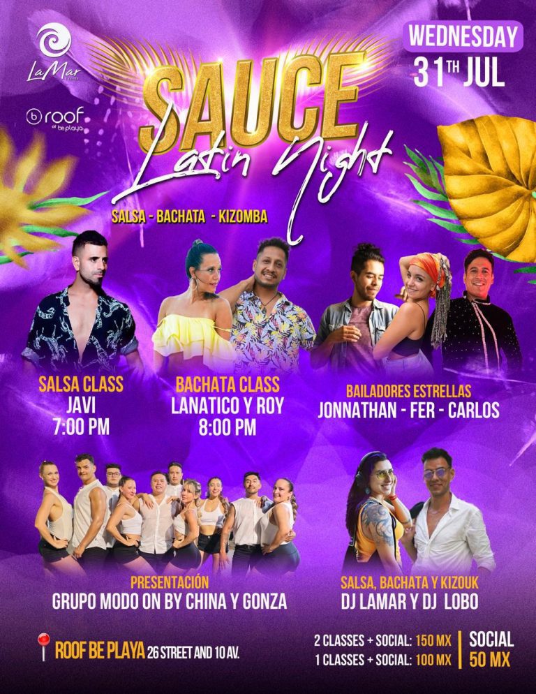 Sauce Latin Night (31 De Julio)