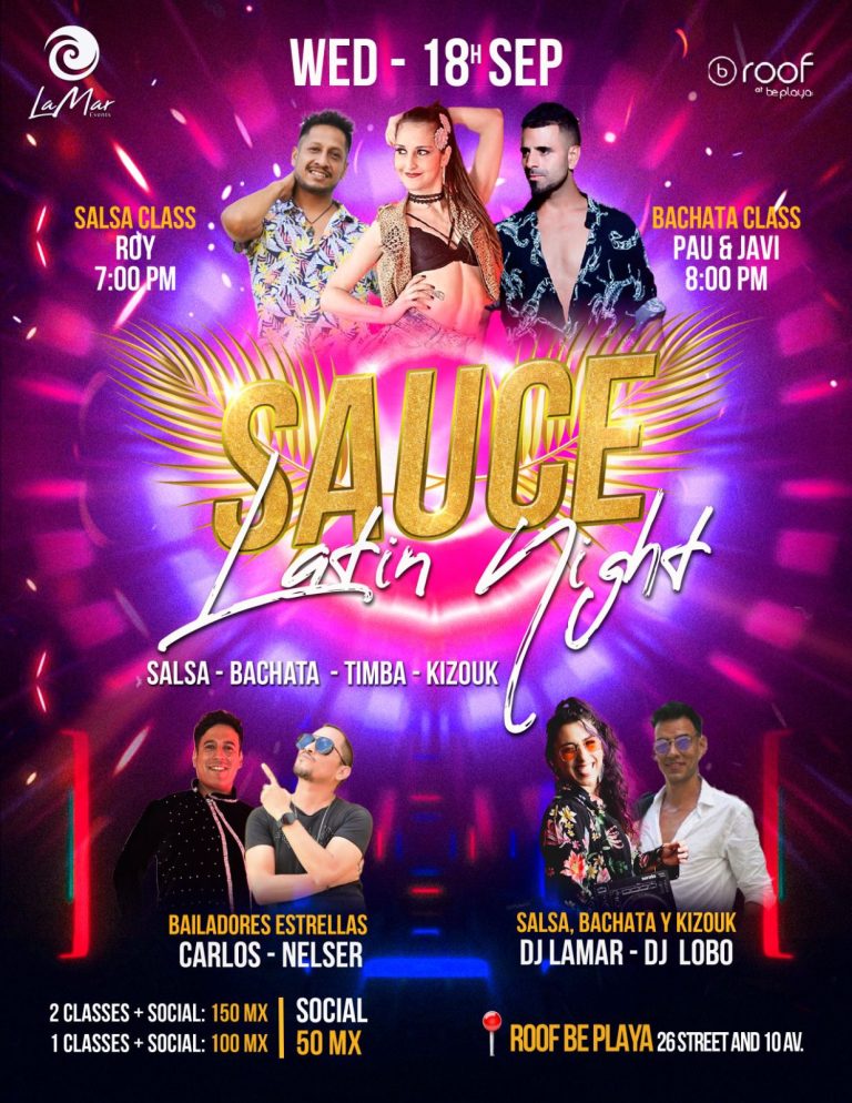Sauce Latin Night ( 18 De Septiembre)