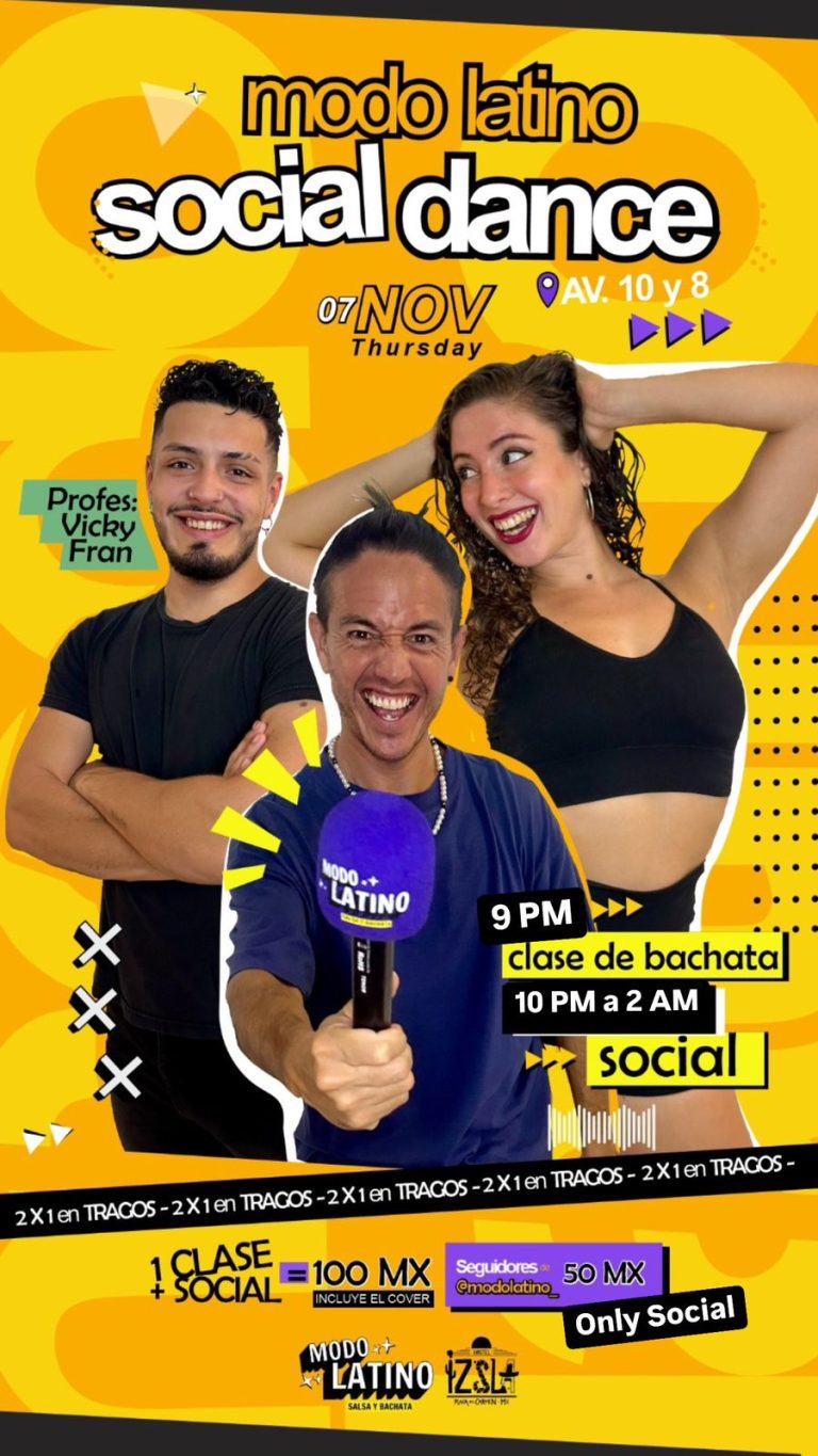 Modo Latino Social Dance (7 de Noviembre)