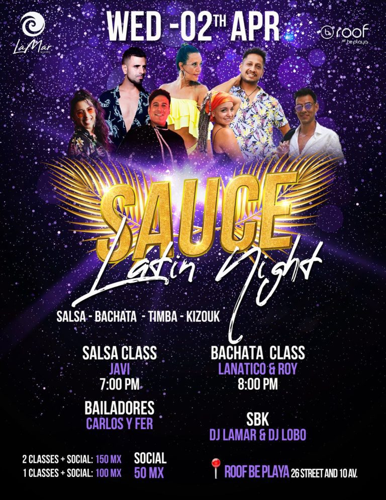 Sauce Latin Night (2 De abril )