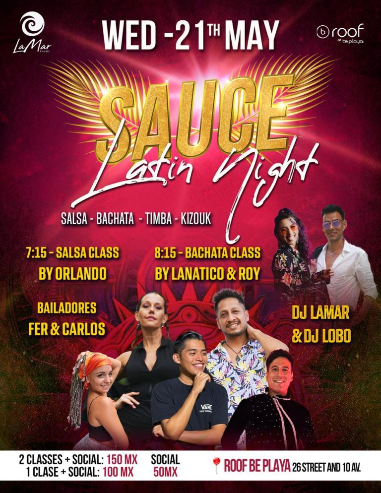 Miercoles De bachata y salsa en playa del carmen