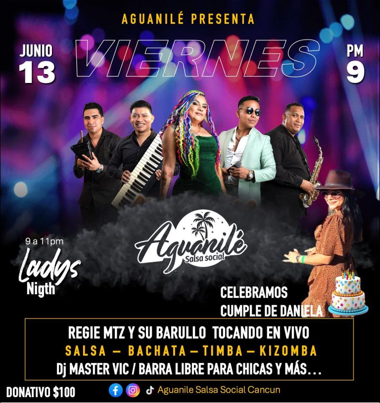 Aguanilé Salsa social (13 de junio)